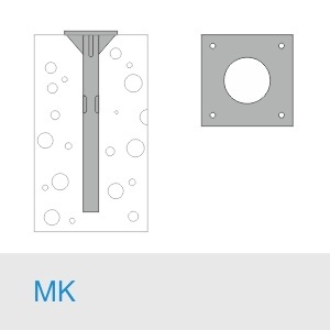 Фундамент МК 800(700)+М30×1000/12